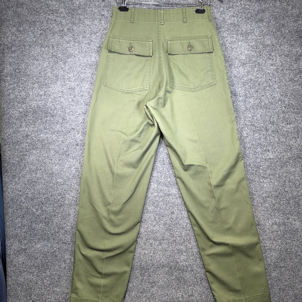 Vintage US Military OG-507 Utility Fatigue Pants Men (Fit 28x32) 30x31 Green 80s - Picture 2 of 14